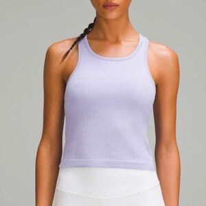Lululemon Lavender Ribbed Tank Top